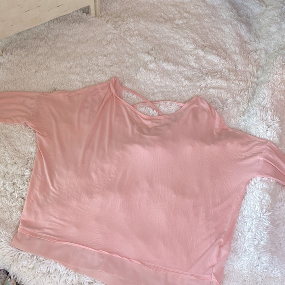 GAIAM BALLET BARBIE PINK LONG SLEEVE T SHIRT  TUNIC WITH SCOOP NECK Sz S… - Picture 9 of 12